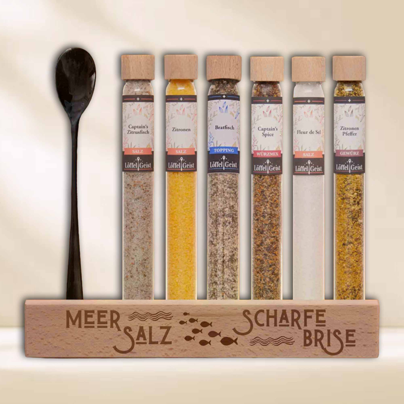 Geschenkset Gewürzset Meer Salz & Scharfe Brise